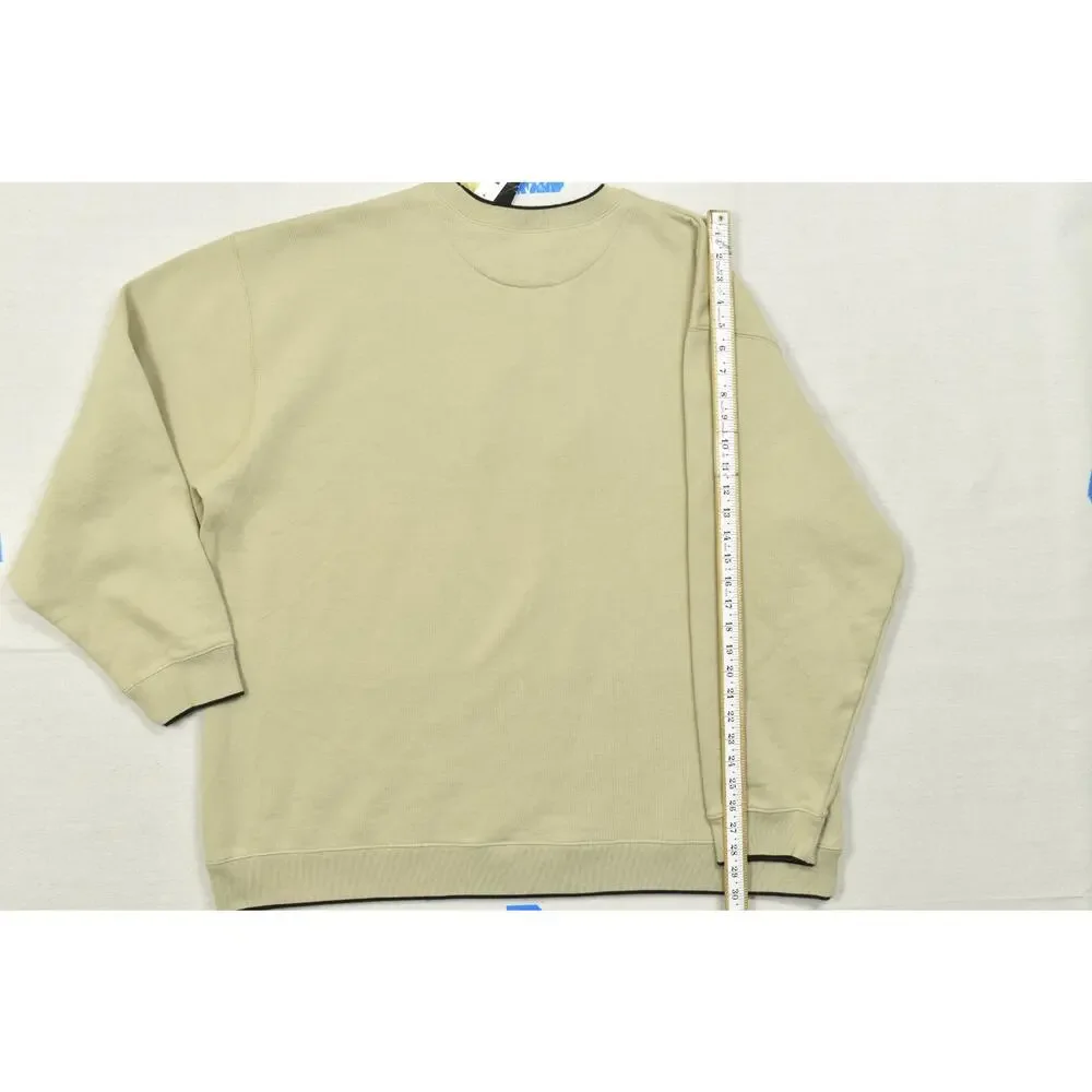 Croft & Barrow XXL Legends Outfitters Tan Embroidered Lab Dog Fleece Sweatshirt - Picture 3 of 8